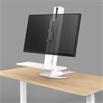 SYLEX POWERLATOR ELECTRIC SIT STAND DESK CLAMP WHITE