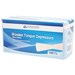 LIVINGSTONE BIODEGRADABLE WOODEN TONGUE DEPRESSOR 150 X 17 X16MM PACK 100