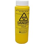 TRAFALGAR CLEANUP SHARPS CONTAINER WITH SCREW CAP 250ML