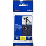 BROTHER TZERN34 RIBBON TAPE 12MM GOLD ON NAVY BLUE