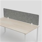 SANA ALTITUDE ABOVE DESK SCREEN 12MM THICK 1500 X 600MM MOONLIGHT