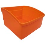 VISIONCHART EDUCATION BOOK TUB PLASTIC LARGE ORANGE