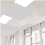 SANA DROP IN ACOUSTIC PET CEILING TILE 1195 X 595 X 12MM FROST PACK 8