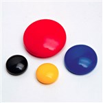 VISTA MAGNETIC WHITEBOARD BUTTONS 40MM ROUND BLUE PACK 4