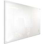 VISIONCHART LUMIERE MAGNETIC GLASSBOARD WITH PEN TRAY 1800 X 1200MM WHITE