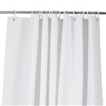 COMPASS SHOWER CURTAIN PEVA WITH RINGS