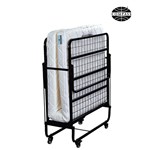 COMPASS FOLDUP BED STANDARD BLACK