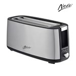 NERO TOASTER 4 SLICE LONG STAINLESS STEEL