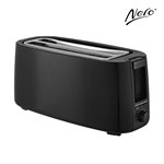 NERO TOASTER 4 SLICE LONG BLACK
