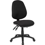 YS DESIGN 08 TYPIST CHAIR HIGH BACK BLACK