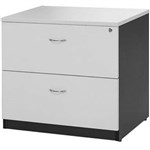 YS DESIGN OXLEY LATERAL FILE CABINET LOCKABLE 780 X 560 X 750MM WHITEIRONSTONE