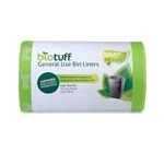 GENERAL USE BIN LINERS  LARGE 50 LITRE 30 BAGS PER ROLL BX10  