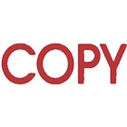 Single Colour Message Stamps