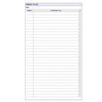 Organiser Refills