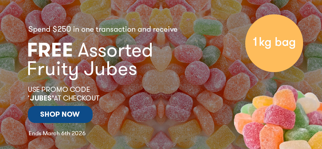 FREE Assorted Fruity Jubes